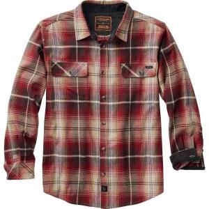 image:imageLegendary Whitetails Mens Plaid Flannel 100 Cotton ShirtBrick Plaid
