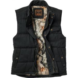 image:imageLegendary Whitetails Mens Quilted Canvas Insulated Waterrepellent VestBlack