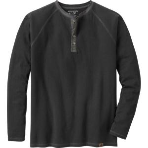 image:imageLegendary Whitetails Mens Recluse Henley Long Sleeve ShirtBlack