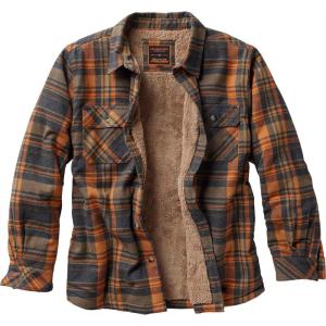 image:imageLegendary Whitetails Mens Shirt Jacket Plaid Flannel Berber Lined Polyfill Insulated ShacketDaybreak Plaid