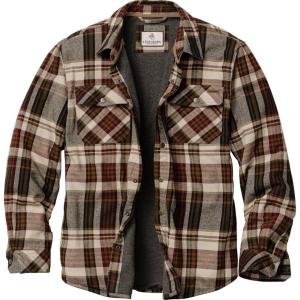 image:imageLegendary Whitetails Mens Thermal Lined Shirt Jacket Plaid Flannel Polyfill InsulatedCedarwood Plaid