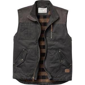 image:imageLegendary Whitetails Mens Tough as Buck Vest for Men Work Flannel Lined Hunting Outerwear Casual Western Insulated Zip UpBlack