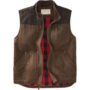 image:imageLegendary Whitetails Mens Tough as Buck Vest for Men Work Flannel Lined Hunting Outerwear Casual Western Insulated Zip UpRawhide