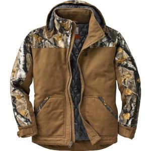 image:imageLegendary Whitetails Mens Winter Coat Quilted Canvas Workwear Jacket Water Repellent InsulatedBarley