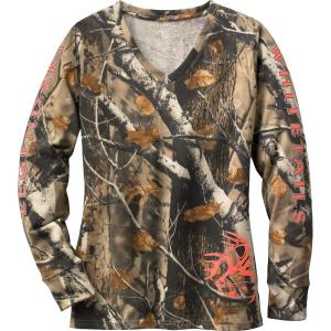 image:imageLegendary Whitetails Womens Cotton NonTypical Long Sleeve TShirtBig Game Field Camo