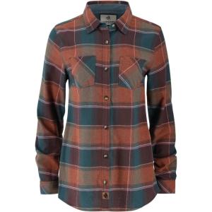 image:imageLegendary Whitetails Womens Long Sleeve Plaid Flannel Button Up Shirt 100 CottonAutumn Lake Plaid