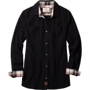 image:imageLegendary Whitetails Womens Long Sleeve Plaid Flannel Button Up Shirt 100 CottonBlack