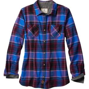 image:imageLegendary Whitetails Womens Long Sleeve Plaid Flannel Button Up Shirt 100 CottonCrushin Plaid