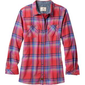 image:imageLegendary Whitetails Womens Long Sleeve Plaid Flannel Button Up Shirt 100 CottonRed Hot Plaid