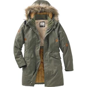 image:imageLegendary Whitetails Womens Parka with Hood Water Resistant Shell Polyfill Insulated Winter CoatArmy