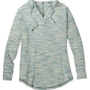 image:imageLegendary Whitetails Womens Space Dye Knit Vneck Pullover Hoodie TopTeal Space Dye