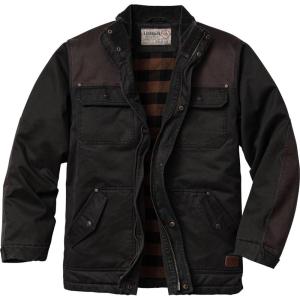 image:imageLegendary Whitetails mens Barn Chore Coat Vintage Work Jacket Waxed Cotton Water ResistantBlack