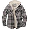 image:imageLegendary Whitetails Womens Hooded Flannel Shacket Sherpa Lined Plaid Shirt JacketSalt Lake Plaid