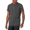 image:imageLegendary Whitetails Mens Henley Short Sleeve Casual Fit ShirtCharcoal Heather