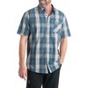 image:imageLegendary Whitetails Mens Poplin Short Sleeve Button Up 100 Cotton ShirtAzure Lake Plaid
