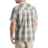 image:imageLegendary Whitetails Mens Poplin Short Sleeve Button Up 100 Cotton ShirtGrayscale Plaid