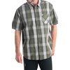 image:imageLegendary Whitetails Mens Poplin Short Sleeve Button Up 100 Cotton ShirtGreen Canyon Plaid
