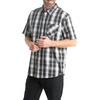image:imageLegendary Whitetails Mens Poplin Short Sleeve Button Up 100 Cotton ShirtNavy Outback Plaid