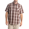 image:imageLegendary Whitetails Mens Poplin Short Sleeve Button Up 100 Cotton ShirtRed Mountain Plaid