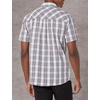 image:imageLegendary Whitetails Mens Poplin Short Sleeve Button Up 100 Cotton ShirtStone Ridge Plaid