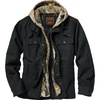 image:imageLegendary Whitetails Mens Canvas Hooded Water Resistant Heavyweight JacketBlack