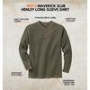 image:imageLegendary Whitetails Mens Henley Long Sleeve Casual Fit ShirtArmy Green