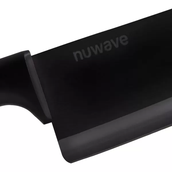 imageNUWAVE 4piece Black Ceramic Knife Set  Includes Paring Knife Utility Knife Everyday Knife ampamp Chefs Knife