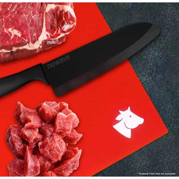 imageNuWave 8inch Black Ceramic Chefs Knife