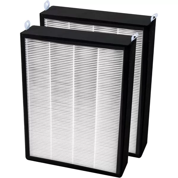 imageNuwave OxyPure 2Pack Genuine Replacement HEPACarbon Combo Filter Removes Allergens Pollutants ampamp Odors Produced ampamp Sold by Original Manufacturer for OxyPure Models 47001 47002 47003 and 47004Air Purifier
