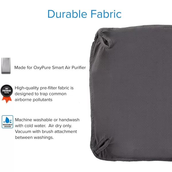 imageNuwave OxyPure EZ Clean Cover 2pk OxyPure Smart Air Purifier Made by Original Manufacturer Fits Models 47001 47002 47003 47004 47009