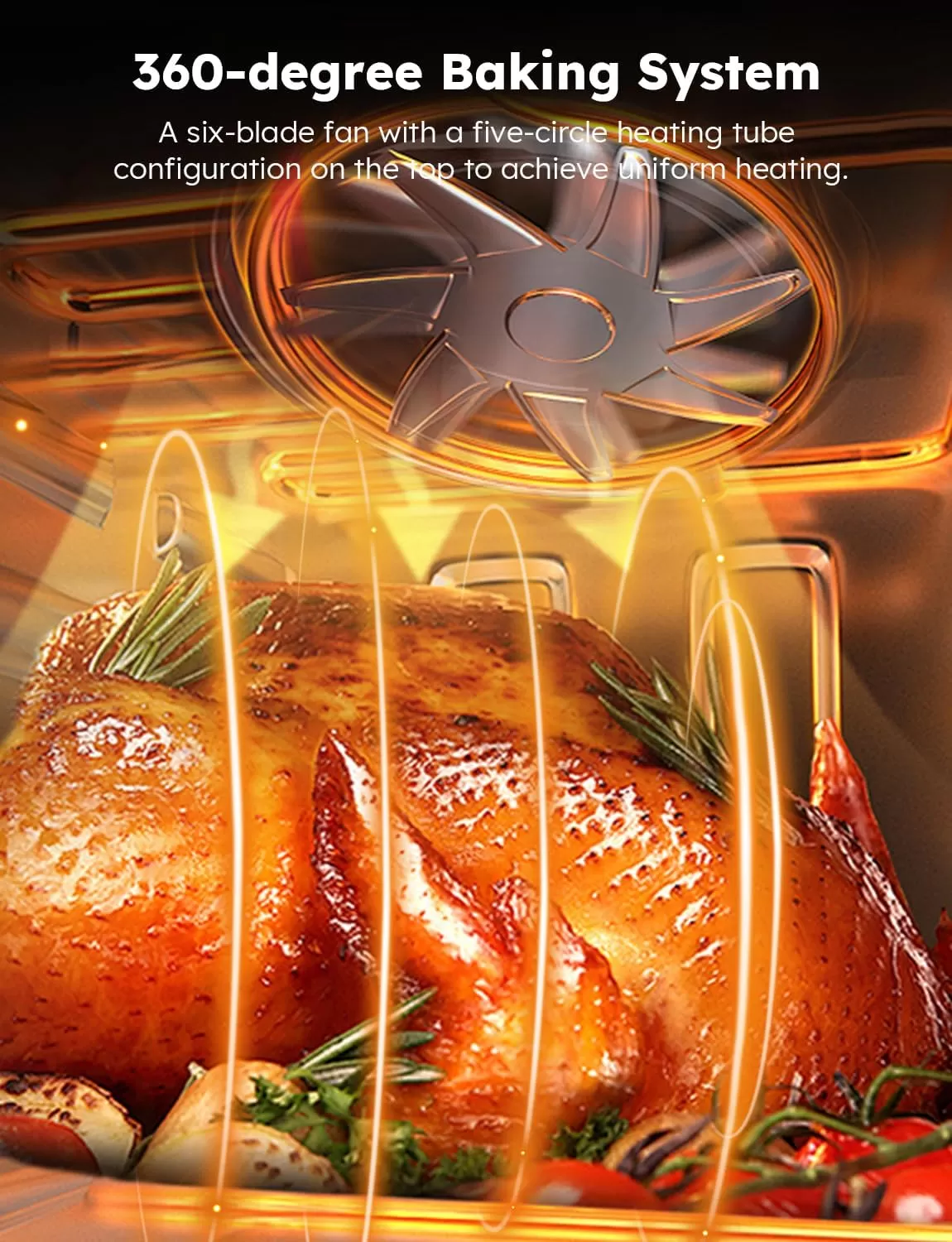 imageNuwave Brio 155Qt Air Fryer Rotisserie Oven XLarge Family Size Powerful 1800W 4 Rack Positions 50425F Temp Controls 100 Presets ampamp 50 Memory Integrated Smart Thermometer Linear T Technology