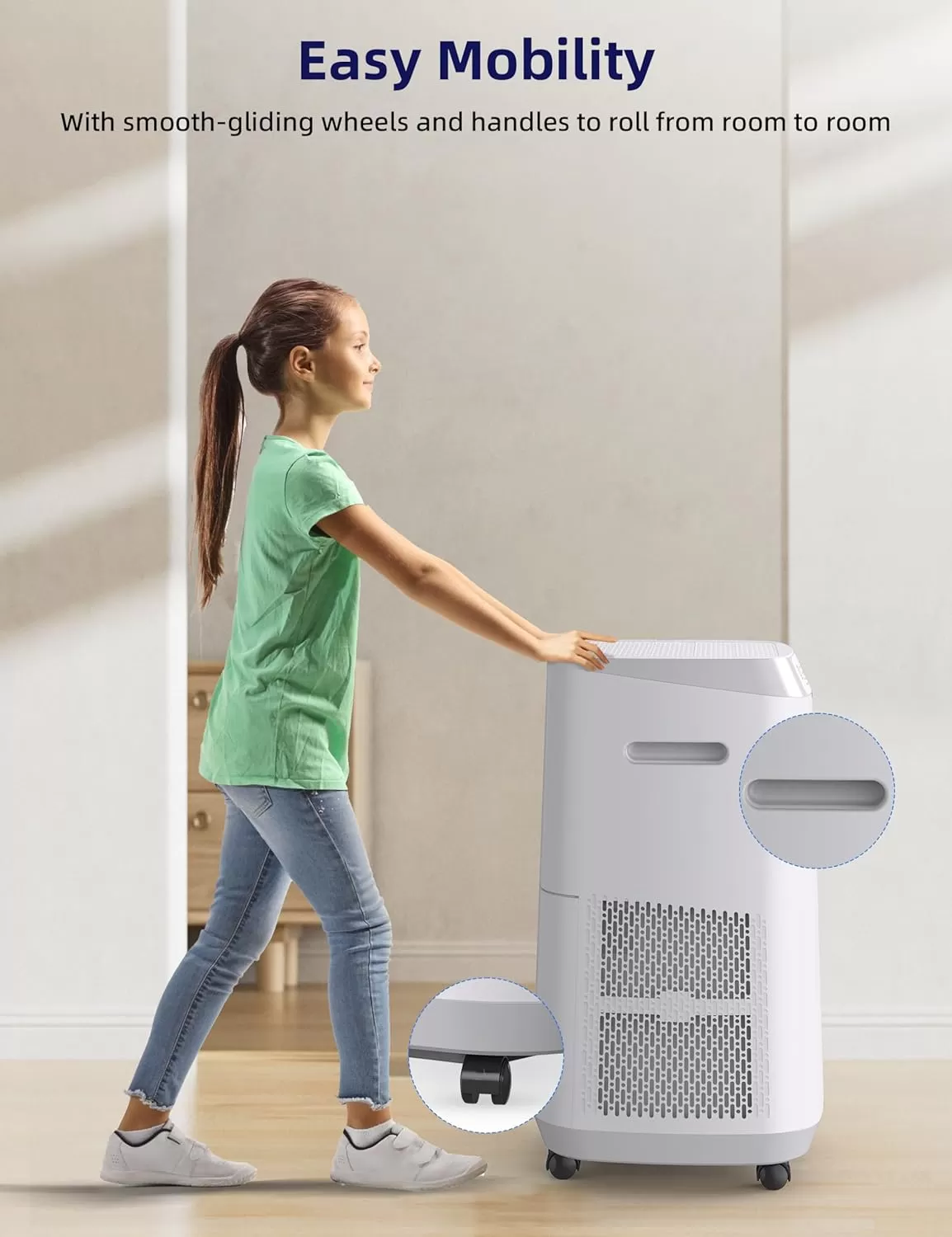 imageNuwave OxyPure ZERO Air Purifiers with 20 Yr Washable and Reusable Bio Guard Tech Air Filter Large Room Up to 2002 Ft Air Quality Monitor 01 Microns 100 Capture Allergies Smoke Dust PollenE1000 Dual 4stage Filters