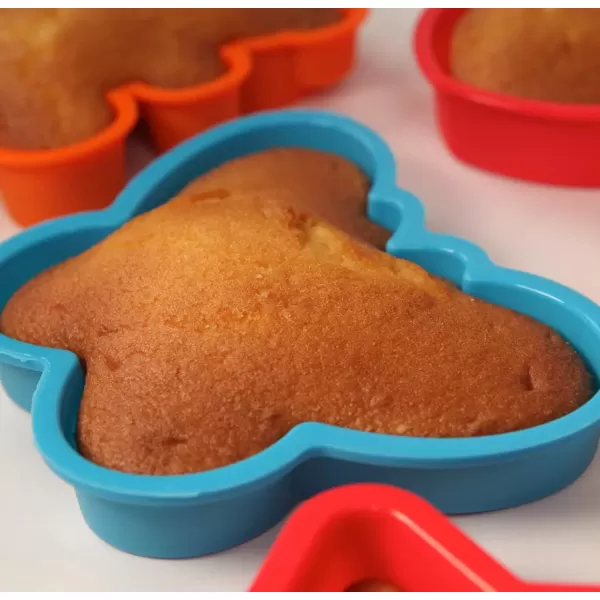 imageNuWave Lovenware Little Bakers Kit Mini Baking Set for Young Aspiring Chefs 9 Silicone NonStick Baking Molds 4 Silicone Tools Little Bakers Recipe Book Convenient Carry Case for Easy Storage