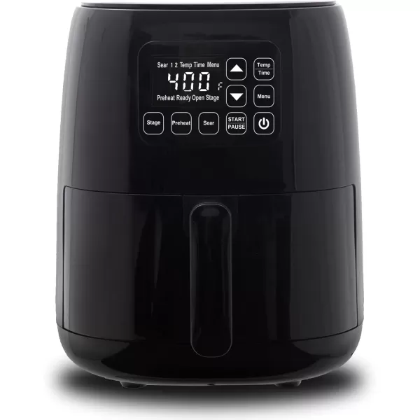 imageNuwave Brio 26Qt Air Fryer Touch Screen Digital Controls ampamp Easy to Read Display 50F400F Temperature Controls in 5 Increments Linear Thermal Linear T Technology BuiltIn Safety Features