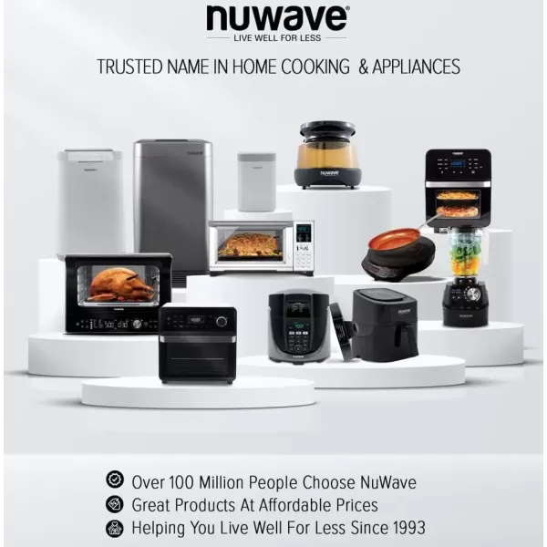 imageNuwave Infinity Noise Reduction Blender Sealed Sound Enclosure Professional Grade Digital Controls 56oz Tritan Jar LaserCut StainlessSteel Blades ampamp HeavyDuty Metal Gears