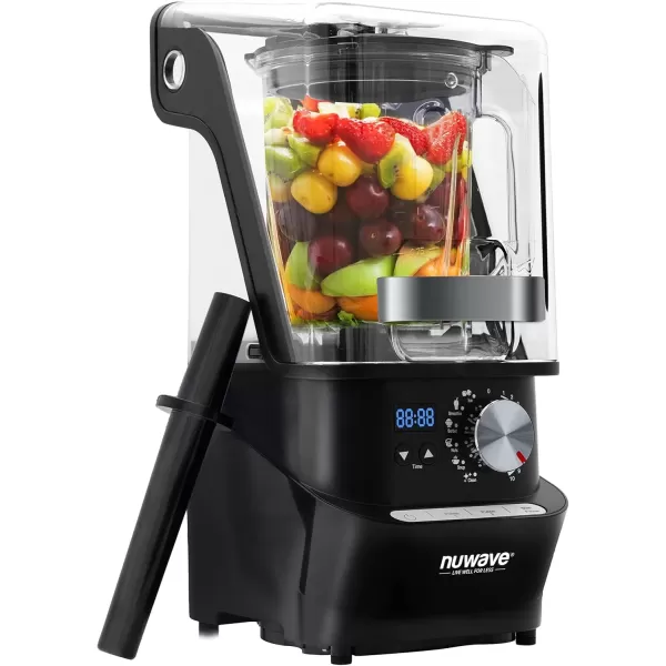 imageNuwave Infinity Noise Reduction Blender Sealed Sound Enclosure Professional Grade Digital Controls 56oz Tritan Jar LaserCut StainlessSteel Blades ampamp HeavyDuty Metal Gears
