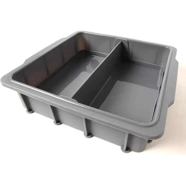 imageNuWave Silicone Baking Kit with 8x8inch Baking Pan Removable Divider Insert ampamp Reusable Cupcake LinersGrayRed