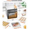 imageNuwave Combi Steam Oven 16Qt AllinOne Stainless Steel MultiCooker Air Fry Toast Steam Sous Vide ampamp More Precise 50450F Adjustable Moisture 120 Presets Programmable Memories Easy to Clean