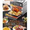 imageNuwave Combi Steam Oven 16Qt AllinOne Stainless Steel MultiCooker Air Fry Toast Steam Sous Vide ampamp More Precise 50450F Adjustable Moisture 120 Presets Programmable Memories Easy to Clean