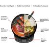 imageNUWAVE Flex Precision Induction Cooktop 1025 ShatterProof Ceramic Glass 65 Heating Coil 45 Temps from 100F to 500F 3 Wattage Settings 600 900 ampamp 1300 Watts 9 Duralon Ceramic Pan IncludedPIC Flex  4QT Everyday Pan