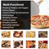 imageNuwave 2pc Pizza Kit 10 Stainless Steel Pizza Peel Stainless Steel Pizza CutterServer Combo Great for Thin and Thick Pizza baking homemade pizza bread