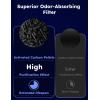 imageNuwave Air Purifiers for Home Bedroom Up to 1361 Sq Ft Portable Air Purifier with Air Quality Sensor H13 True HEPA ampamp Carbon Filter Captures Pet Hair Allergies Dust Smoke18dB Energy Star Certified