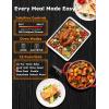 imageNuwave Bravo XL Pro Air Fryer Toaster Oven Improved 100 Super Convection Quicker ampamp Crispier Results 100 Presets MultiLayer Even Cooking 50500F Smart Probe PFAS Free 30QT Stainless Steel2025 Improved Bravo XL Pro
