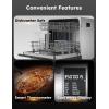 imageNuwave Bravo XL Pro Air Fryer Toaster Oven Improved 100 Super Convection Quicker ampamp Crispier Results 100 Presets MultiLayer Even Cooking 50500F Smart Probe PFAS Free 30QT Stainless Steel2025 Improved Bravo XL Pro