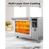 imageNuwave Bravo XL Pro Air Fryer Toaster Oven Improved 100 Super Convection Quicker ampamp Crispier Results 100 Presets MultiLayer Even Cooking 50500F Smart Probe PFAS Free 30QT Stainless Steel2025 Improved Bravo XL Pro