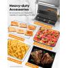 imageNuwave Bravo XL Pro Air Fryer Toaster Oven Improved 100 Super Convection Quicker ampamp Crispier Results 100 Presets MultiLayer Even Cooking 50500F Smart Probe PFAS Free 30QT Stainless Steel2025 Improved Bravo XL Pro