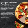 imageNuwave Brick OvenStyle 3pc Pizza Kit115 Cordierite Pizza Stone10quot SS Pizza Peel SS Pizza CutterServer For Indoor Electric Ovens Outdoor Gas Wood Fire Grills BBQ Grilling NuWave Bravo XL
