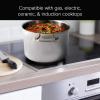 imageNuwave DesignsTriPly 1810 Entire Stainless Steel Stockpot With Lid Commercial Grade Free of PTFE PFOA PFOS10Yer Wrranty8QT