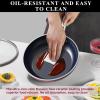 imageNuwave Healthy Duralon Blue Ceramic Nonstick Cookware Set Diamond Infused ScratchResistant PFAS Free Dishwasher ampamp Oven Safe Induction Ready ampamp Evenly Heats Tempered Glass Lids ampamp StayCool HandlesDusty Pink