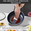 imageNuwave Healthy Duralon Blue Ceramic Nonstick Cookware Set Diamond Infused ScratchResistant PFAS Free Dishwasher ampamp Oven Safe Induction Ready ampamp Evenly Heats Tempered Glass Lids ampamp StayCool HandlesMetallic Mocha Brown